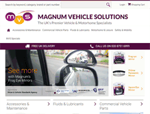 Tablet Screenshot of magnumvs.co.uk
